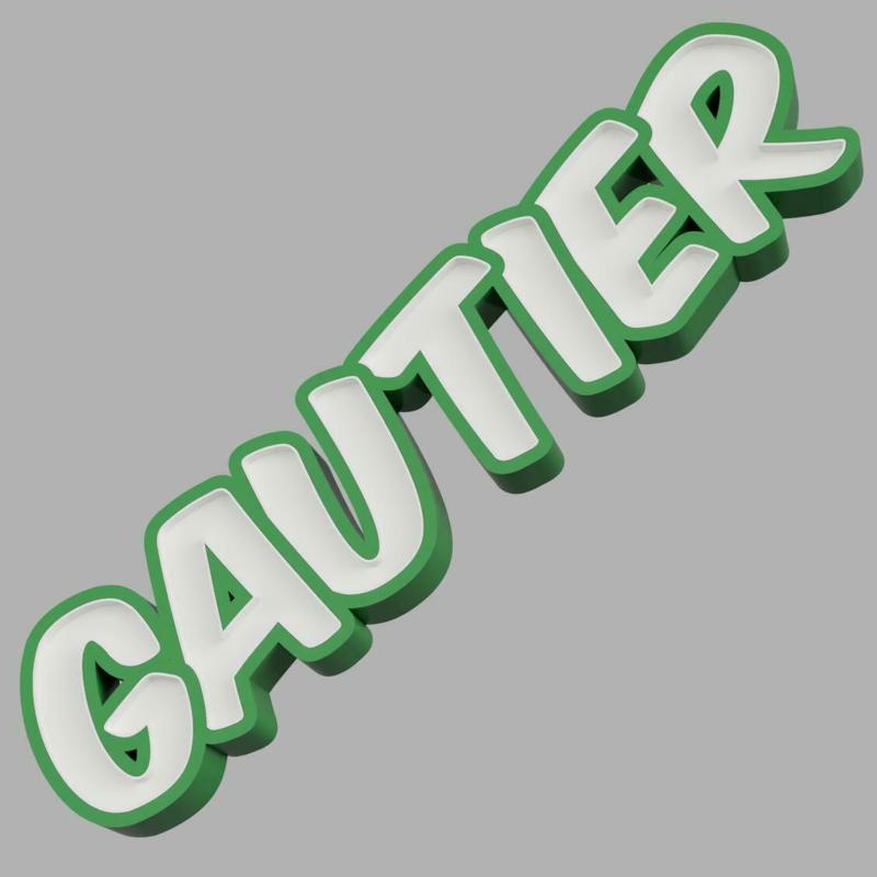 NAMELED GAUTIER - LED LAMP WITH NAME