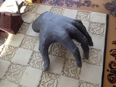 Cupped hand