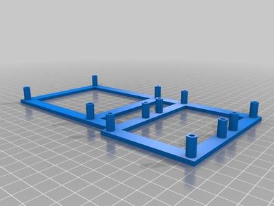 Anet A8, Mainboard and dual Mosfets (45x70mm variety) mount 