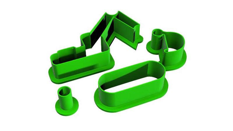 Bulldozer Cookie Cutter