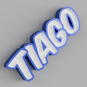 NAMELED TIAGO - LED LAMP WITH NAME