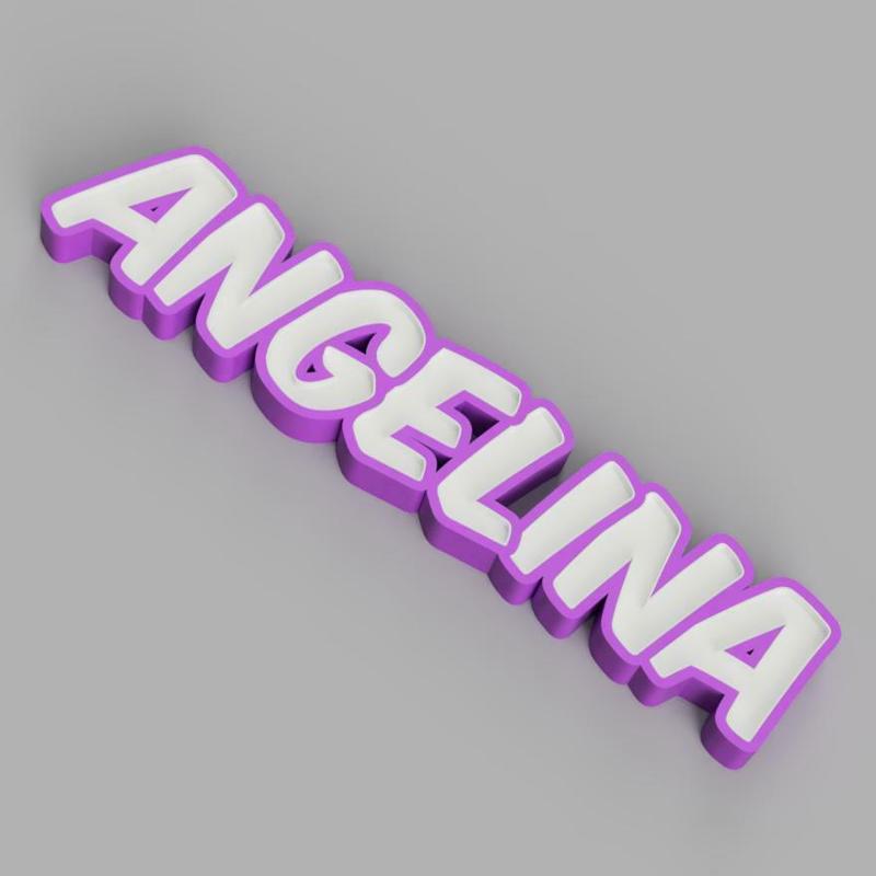 NAMELED ANGELINA - LED LAMP WITH NAME