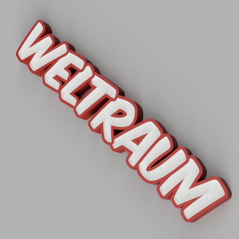 NAMELED WELTRAUM - LED LAMP WITH NAME