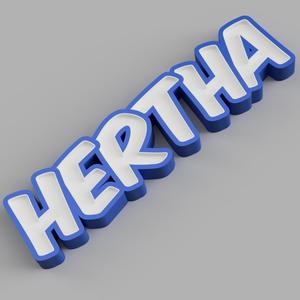 NAMELED HERTHA - LED LAMP WITH NAME