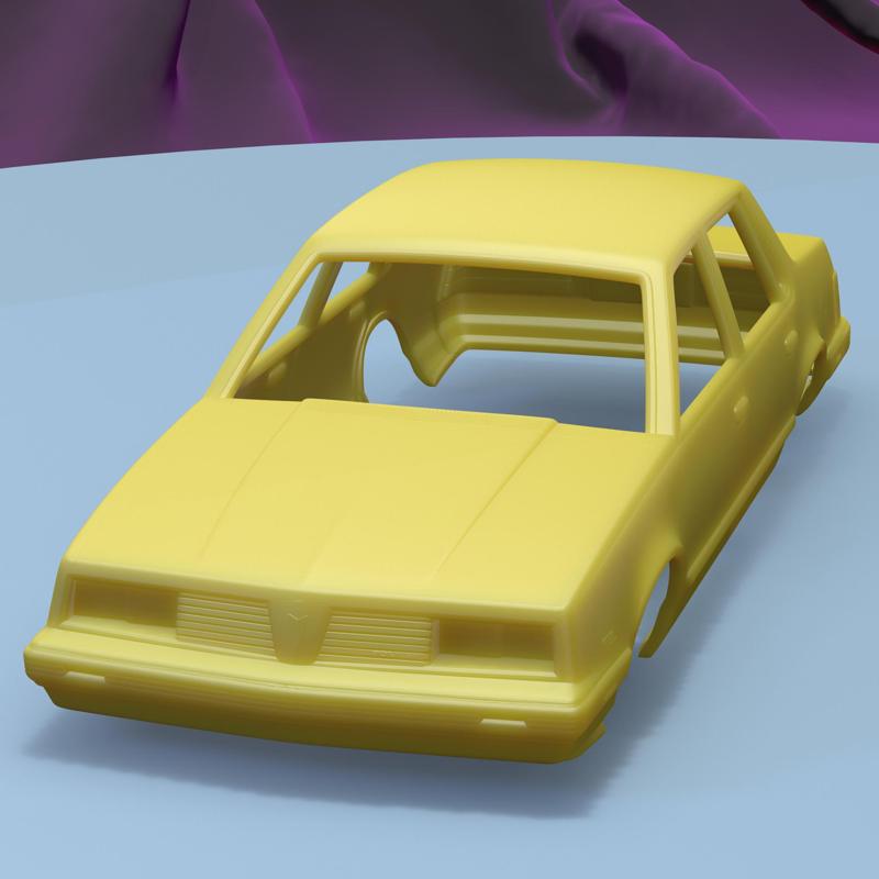PONTIAC 6000 STE 1983 (1/24) printable car body