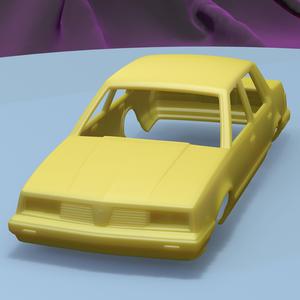 PONTIAC 6000 STE 1983 (1/24) printable car body