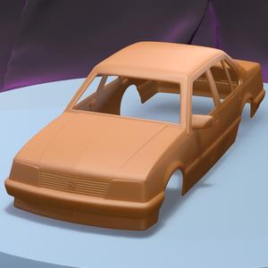 OPEL ASCONA SEDAN 1981  (1/24) printable car body