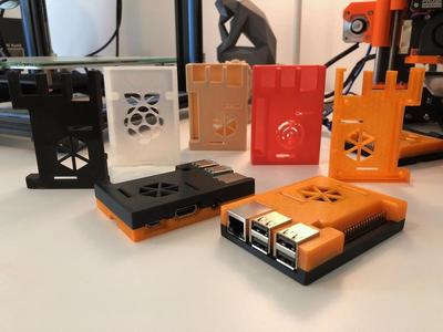 Raspberry Pi 3, 2, and Model B+ case
