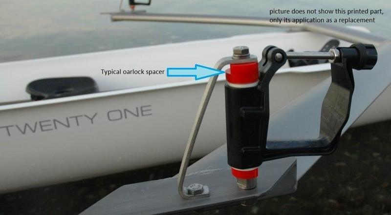 3mm and 6mm oarlock spacers