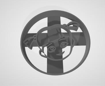 Cookie cutter Monsters Inc, Boo, Sully and Mike Wazowski