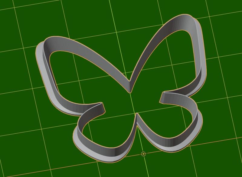 Bluesky butterfly cookie cutter