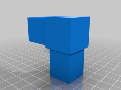 1" x 1" x 1/16" Square Tubing Connector