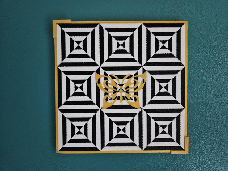 LUMINOUS BOX optical illusions butterfly