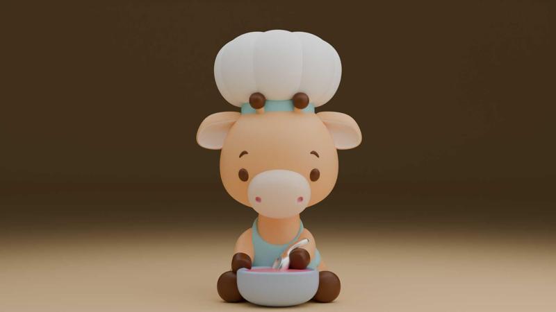 Chef giraffe