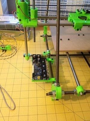 Azteeg X1 lower side mount for prusa 