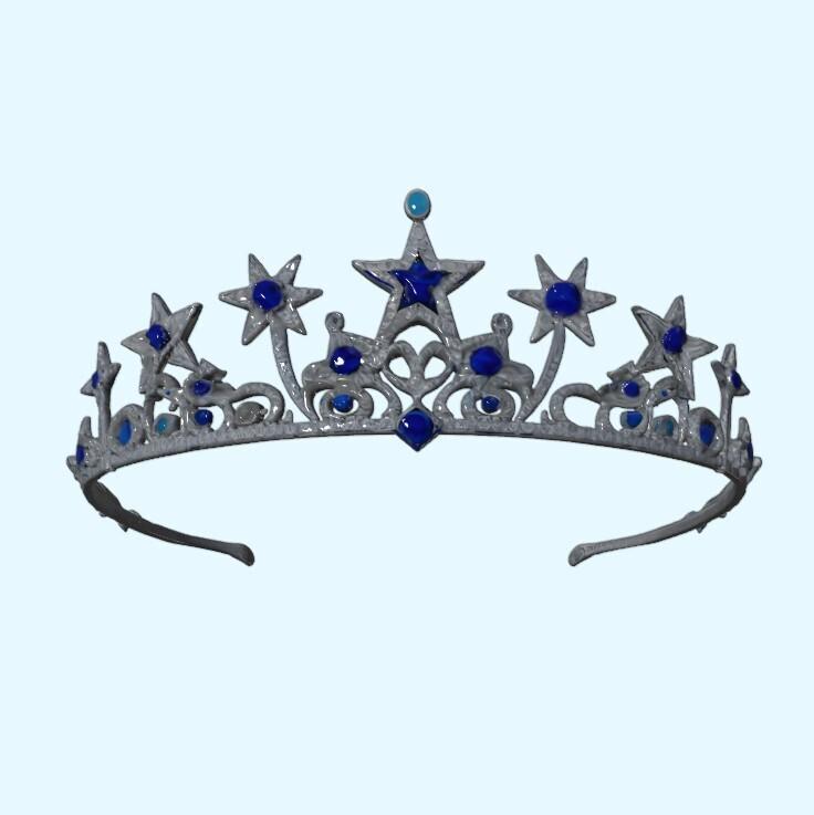 Celestial Tara – Star Tiara with Blue Gems