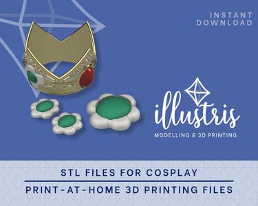 DAISY Accessories STL FILES [Super Smash Bros Ultimate]