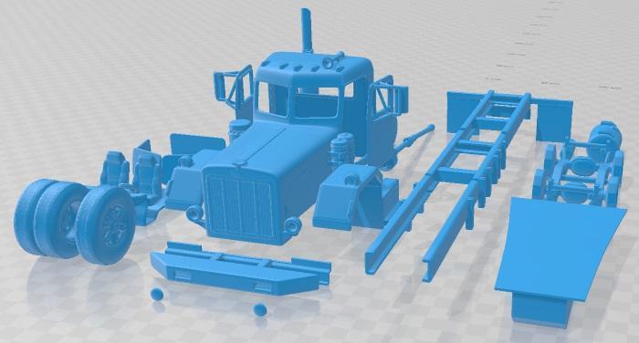 Peterbilt 353 1982 Printable Truck