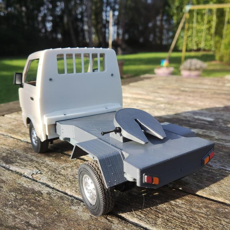 Kei Truck Keitruck D12 WPL 1/16 5th wheel conversion kit