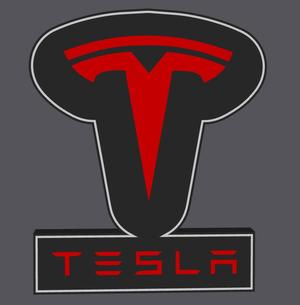 Caremblem Tesla Led Lightbox