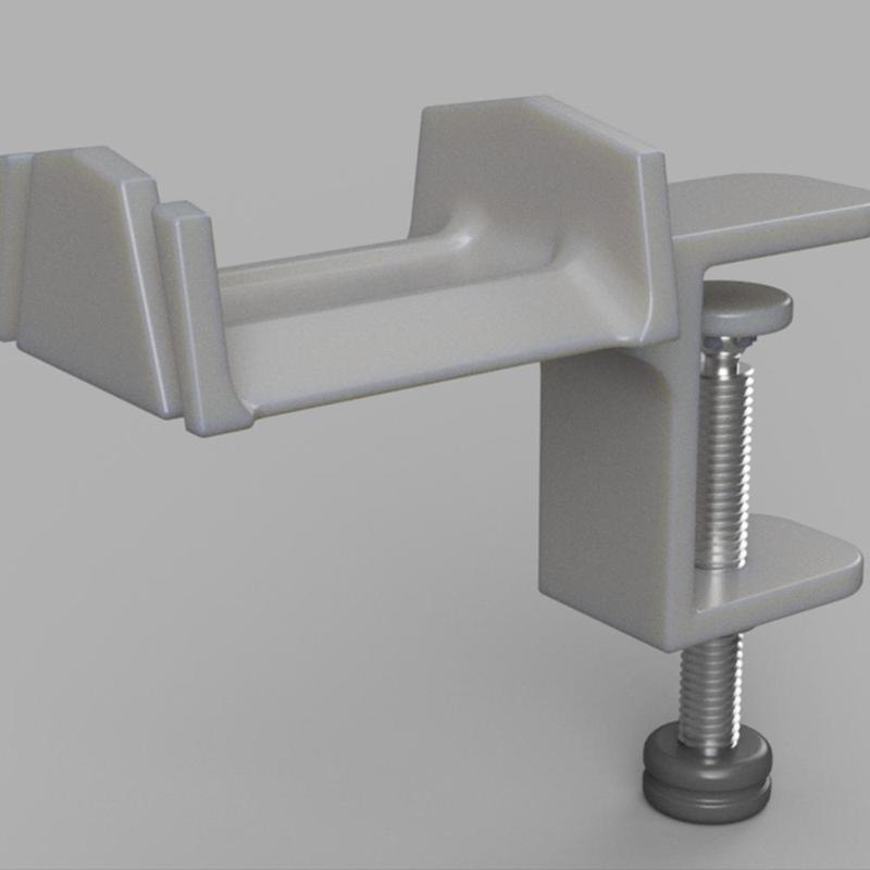 Headset Desk Holder (With cable Holders)