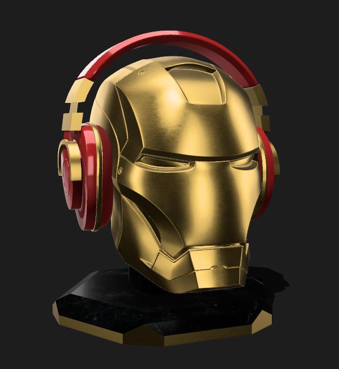 iron man headphone holder