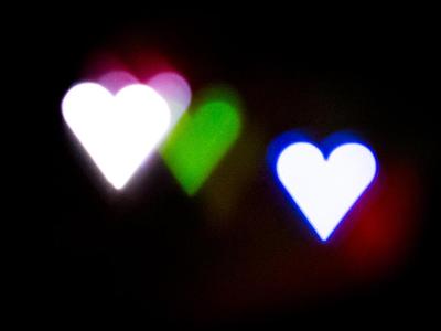 Bokeh Lens Cover - Heart
