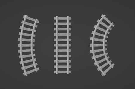 Mining Rails - Set ( 28mm Scale )