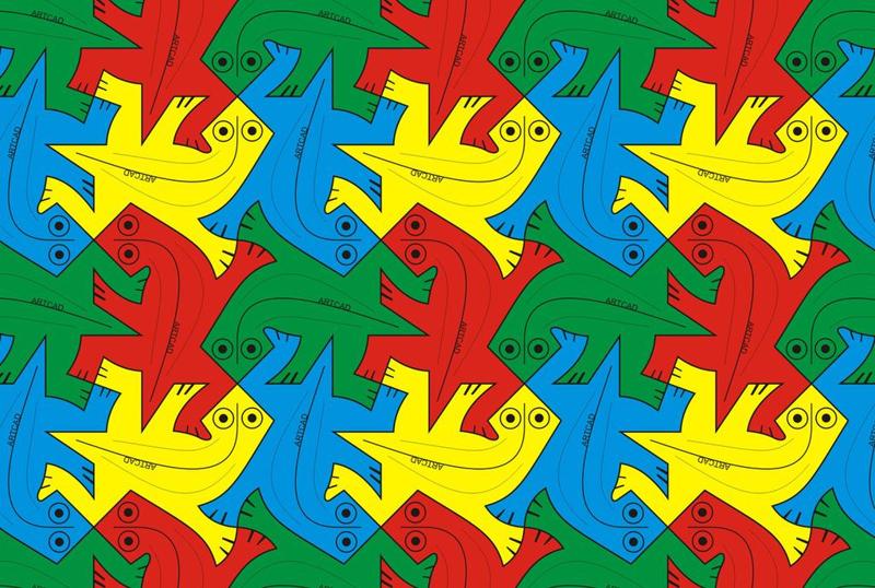 M.C.Escher Lizard