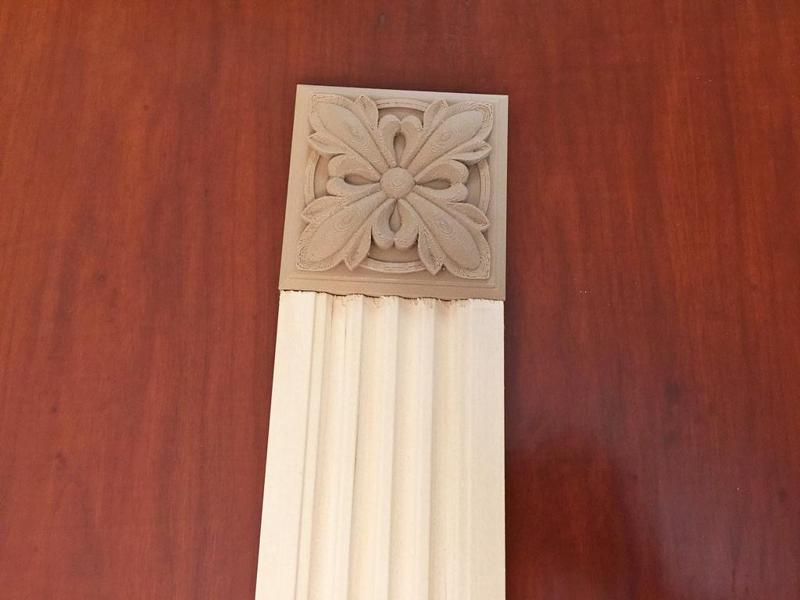 Victorian Rosette Block for door and window trim
