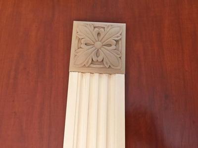 Victorian Rosette Block for door and window trim