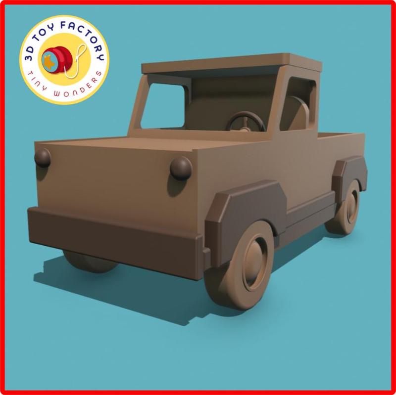 Wooden Toy Truck