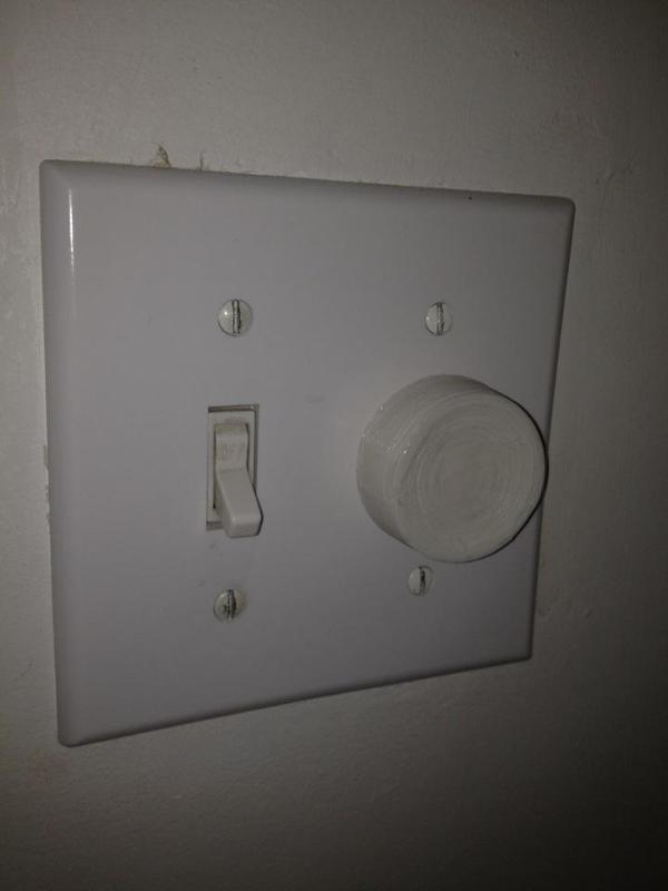 Dimmer control button
