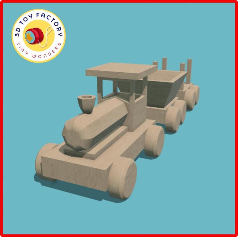 Decorative Wooden Toy Train