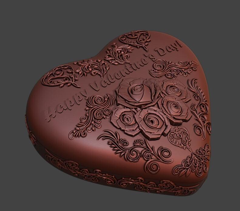 Heart Gift Box - Happy Valentine's Day