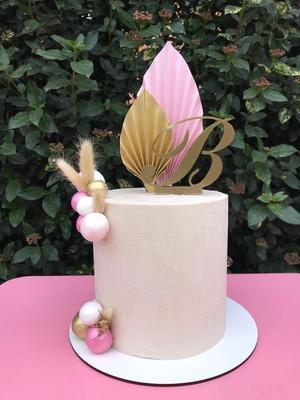 TOPPER CAKE TOPPER LETTER "L" ON CIRCLE, DECORATIVE LETTER FOR CAKES