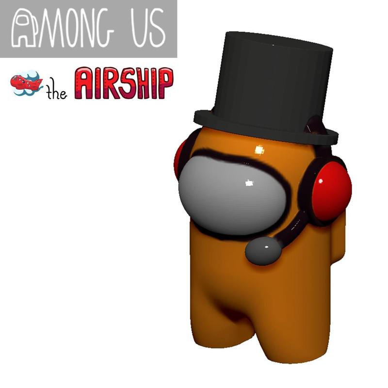AMONG US - TOPPER AND HEADPHONES (THE AIRSHIP)