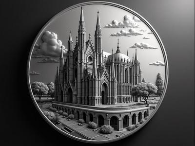 cathedral art coin token
