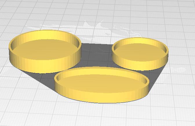 Hanging tpu molds for resins.