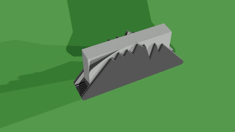 3D Mountain Design Handkerchief Holder - Elegant Organizer