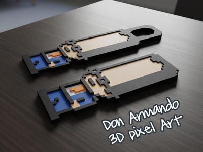 Don Armando Pixel Art Front | Ugly Betty