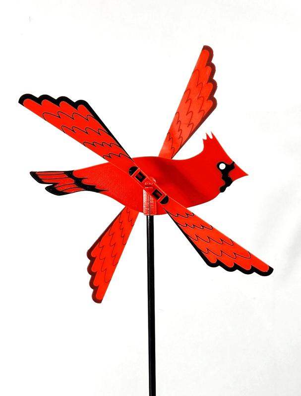Cardinal Wind Spinner