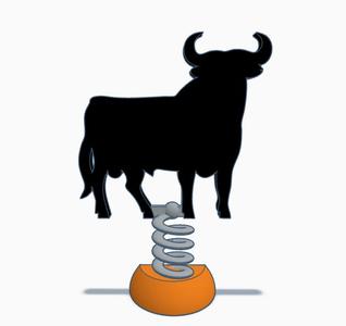 Bobble Spanish Bull (osborne bull)