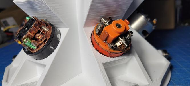 Carousel rack on bearings for 25x 540 type motors.
