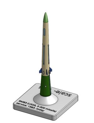 S300 missile model (9M83)
