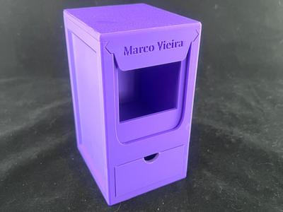 MTG Commander Deckbox w/ Dice Tray - Customizable