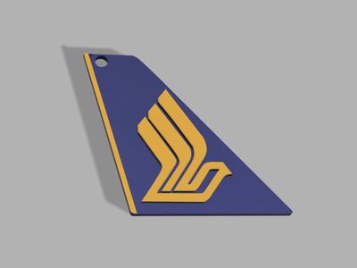 Singapore Airlines Keychain