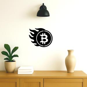 Bitcoin wall decoration