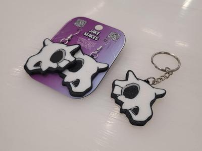 Cubone Keychain/Earrings