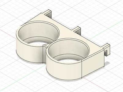 Double Holder for Kraftprotz 50 ml – for Skadis